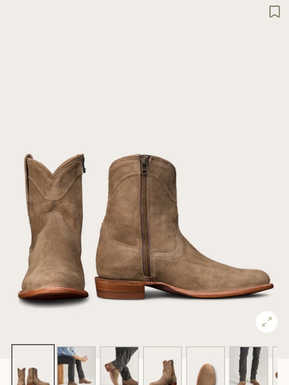 Tecovas The Dean Suede Boots Cowboy